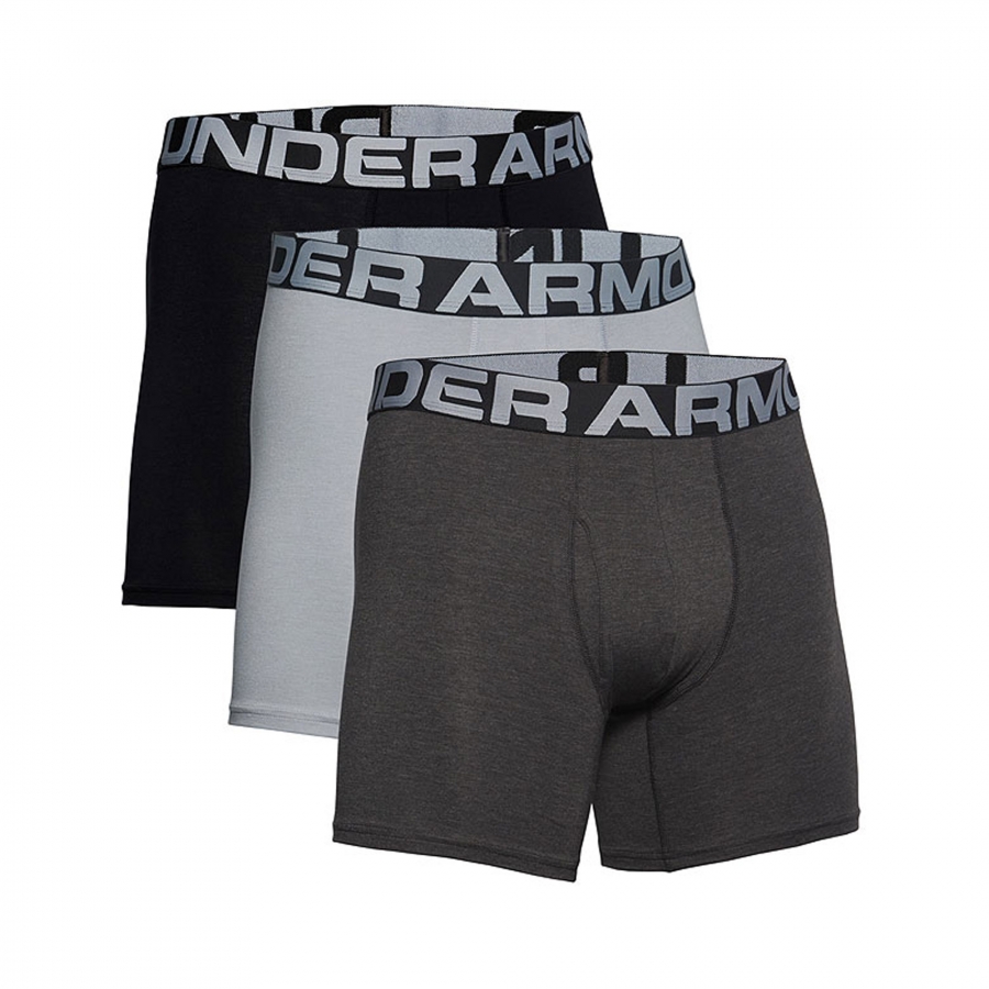Pack 3 boxers Under Armour Charged Cotton 6In Pack 3 boxers Under Armour Charged Cotton 6In