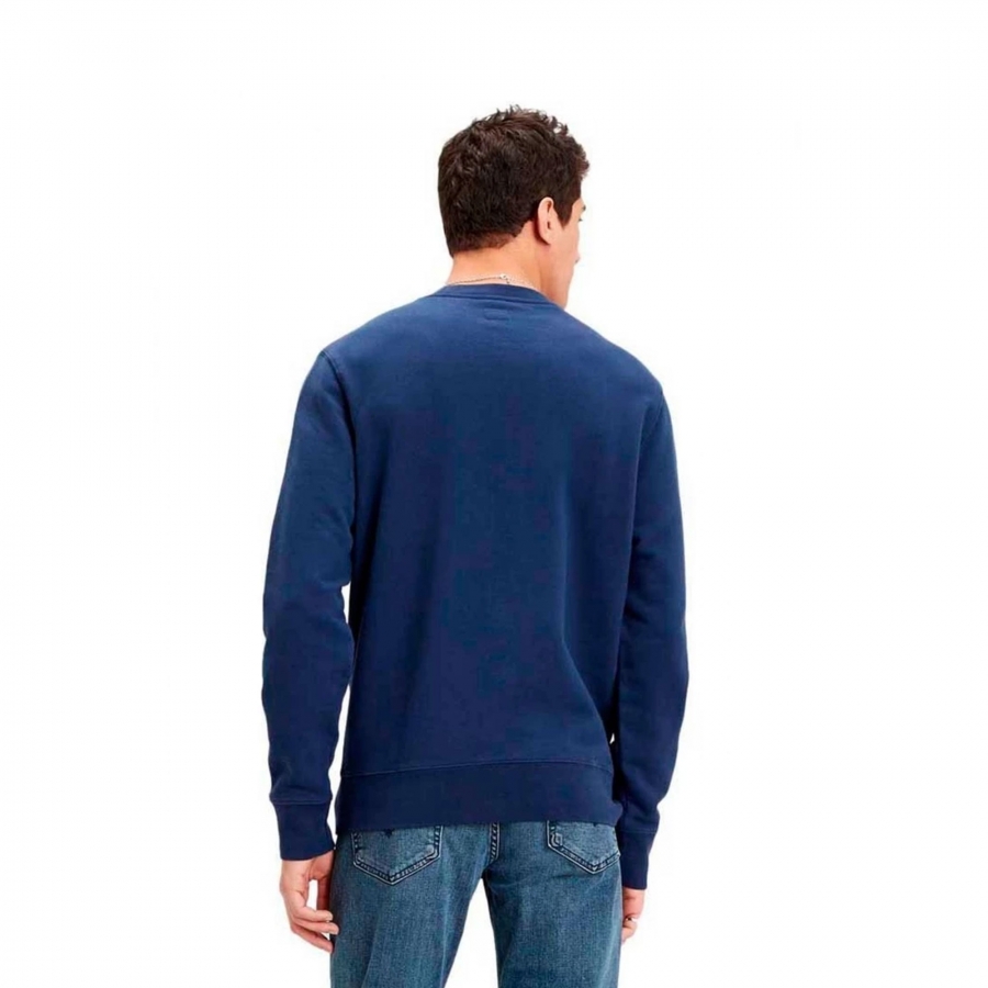Levis New Original Crew Dress Blues Sweatshirt Levis New Original Crew Dress Blues Sweatshirt